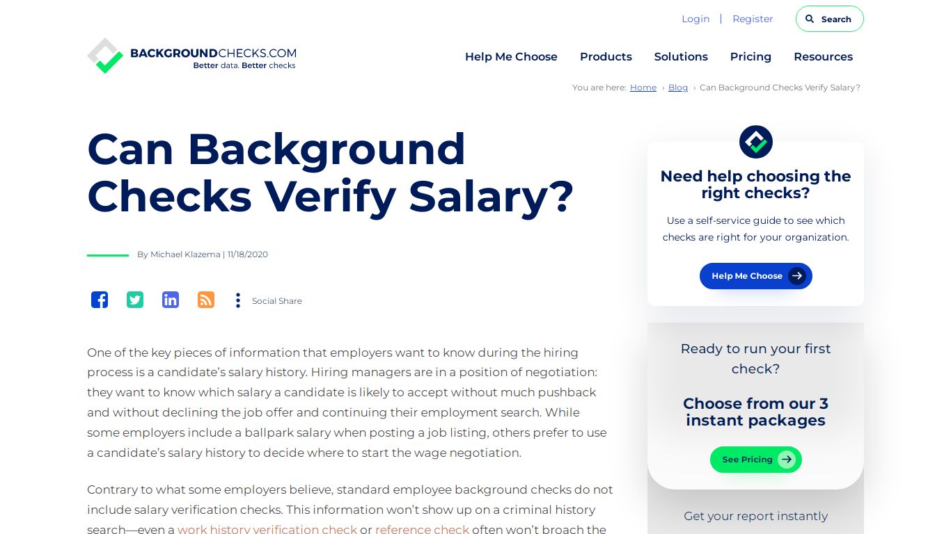 Can Background Checks Verify Salary?